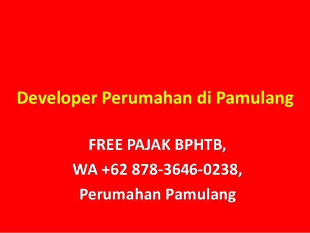 BEBAS BIAYA PAJAK, 081-6114-878, Perumahan di Tangerang ...