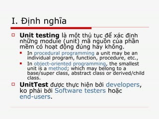 Unit Test | PPT