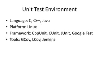 Unit test | PPTX