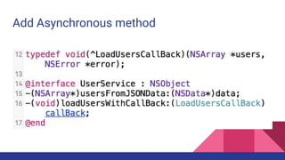 Add Asynchronous method
 