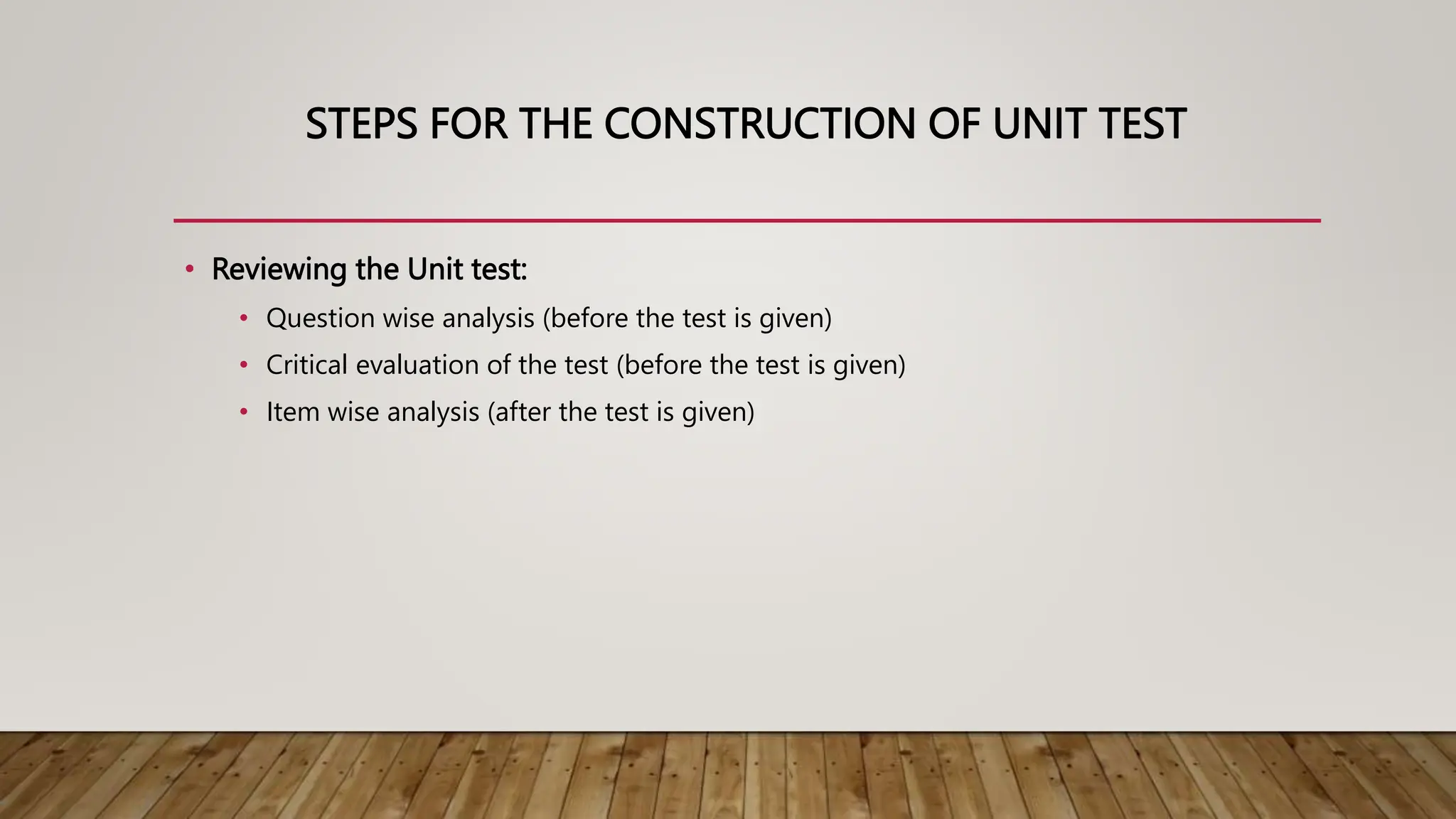 construction and Importance of Unit Test.pptx