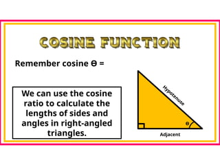 TRIGONOMETRY-TRIGONOMETRIC RATIOS, SINE RULE, COSINE RULE, AREA ...