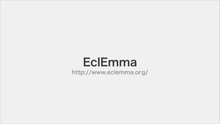 EclEmma
http://www.eclemma.org/
 