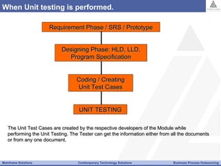 Unit testing | PPT | Standardized Testing | Educational Assessment