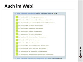 Auch	
  im	
  Web!




                     24
 
