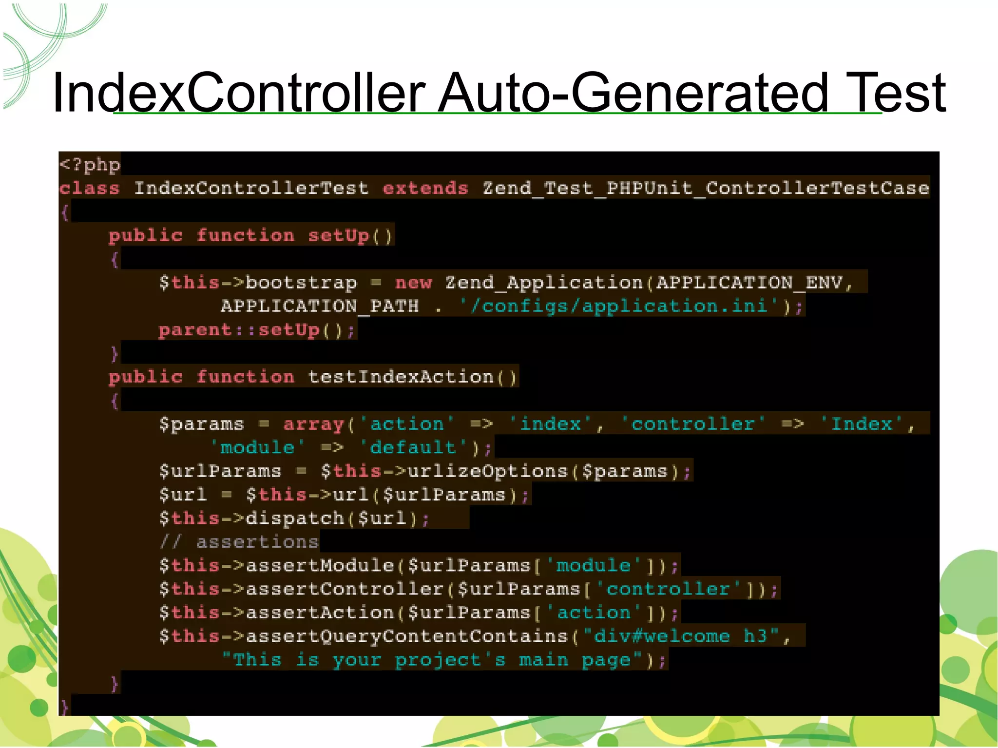 IndexController Auto-Generated Test
 