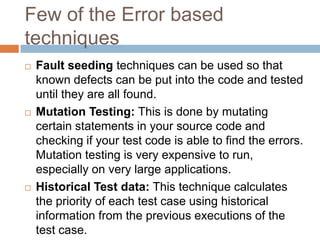 UNIT TESTING PPT | PPTX