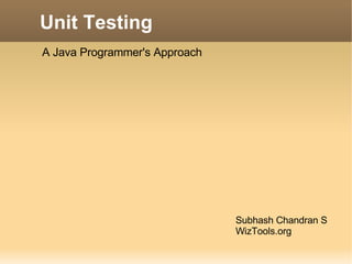 Unit Testing | PPT