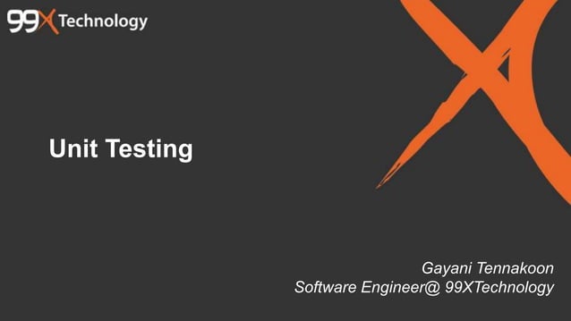 Unit Testing | PPT