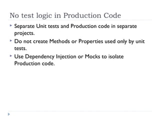 Unit testing | PPT