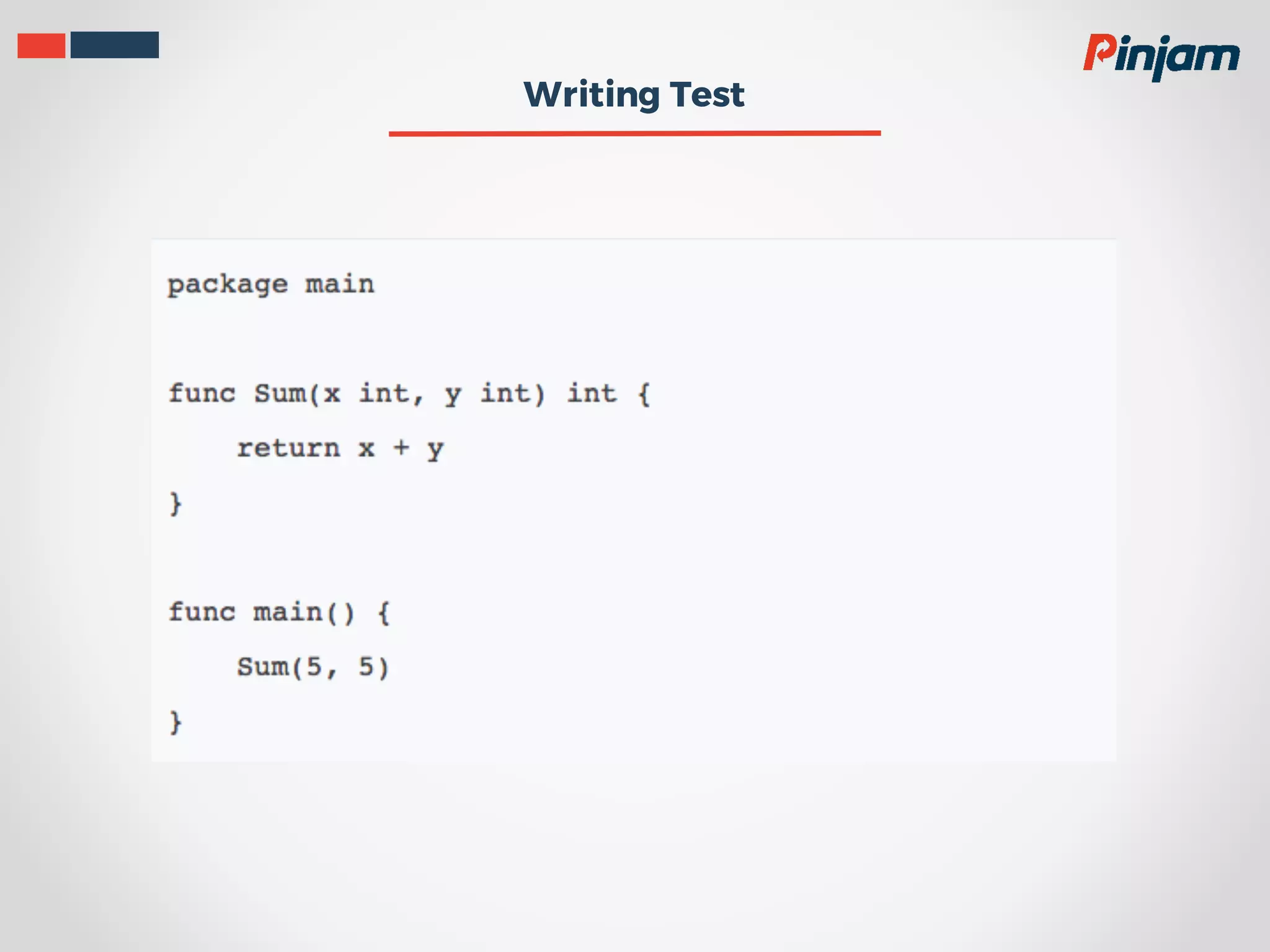 Writing Test 
