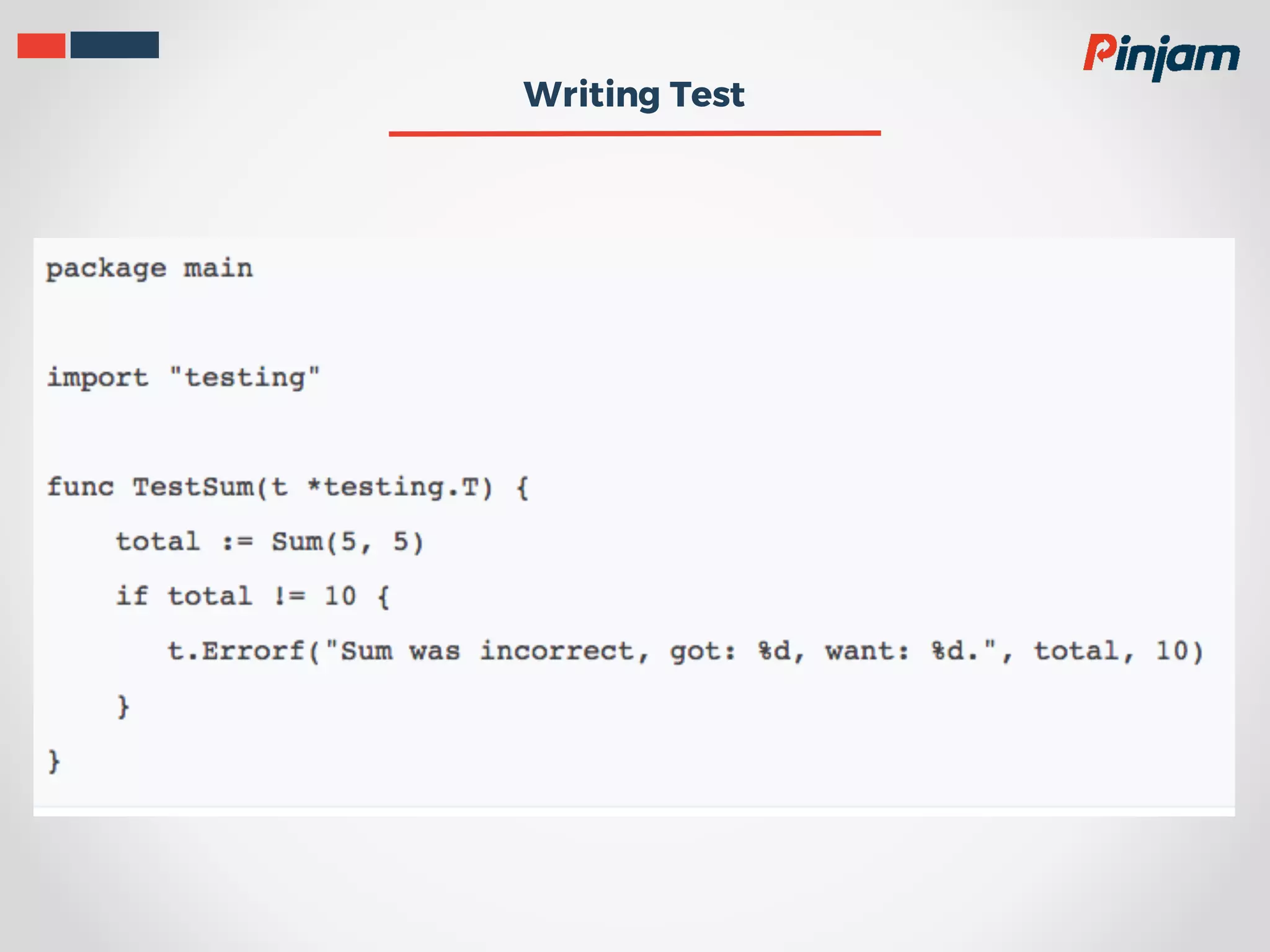 Writing Test 