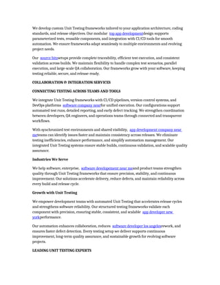 Unit Testing Template For Developers Unit Testing. docx | DOCX