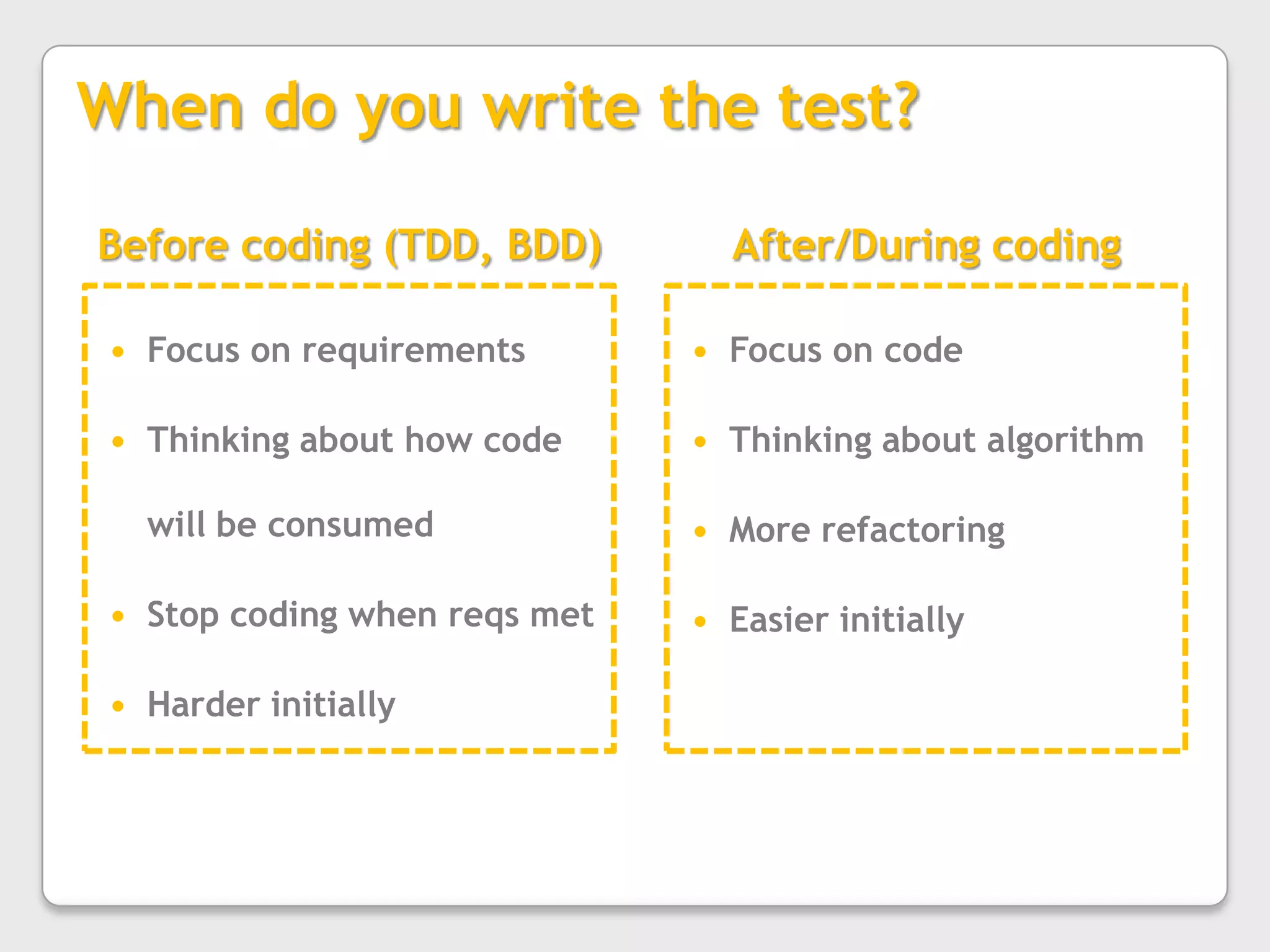 Smaller, tighter, decoupled code
