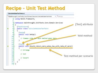 Value of tests increase over timeBenefits of unit testingRev 1Rev 3Rev 2Benefit$CostTime – Life of System