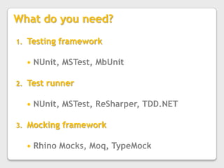 Writing and refactoring codeBenefits of unit testingSafer refactoring
