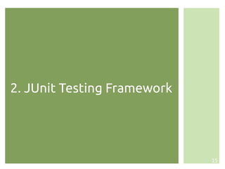 Unit testing and scaffolding | PDF