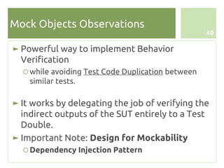 Unit testing and scaffolding | PDF