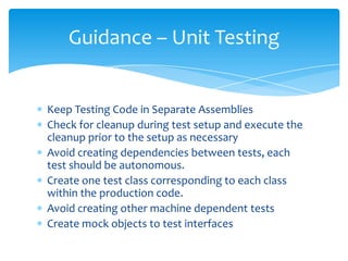 The Testing Framework