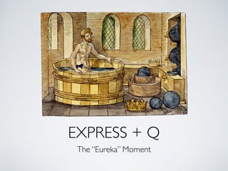 EXPRESS + Q 
The “Eureka” Moment 
 