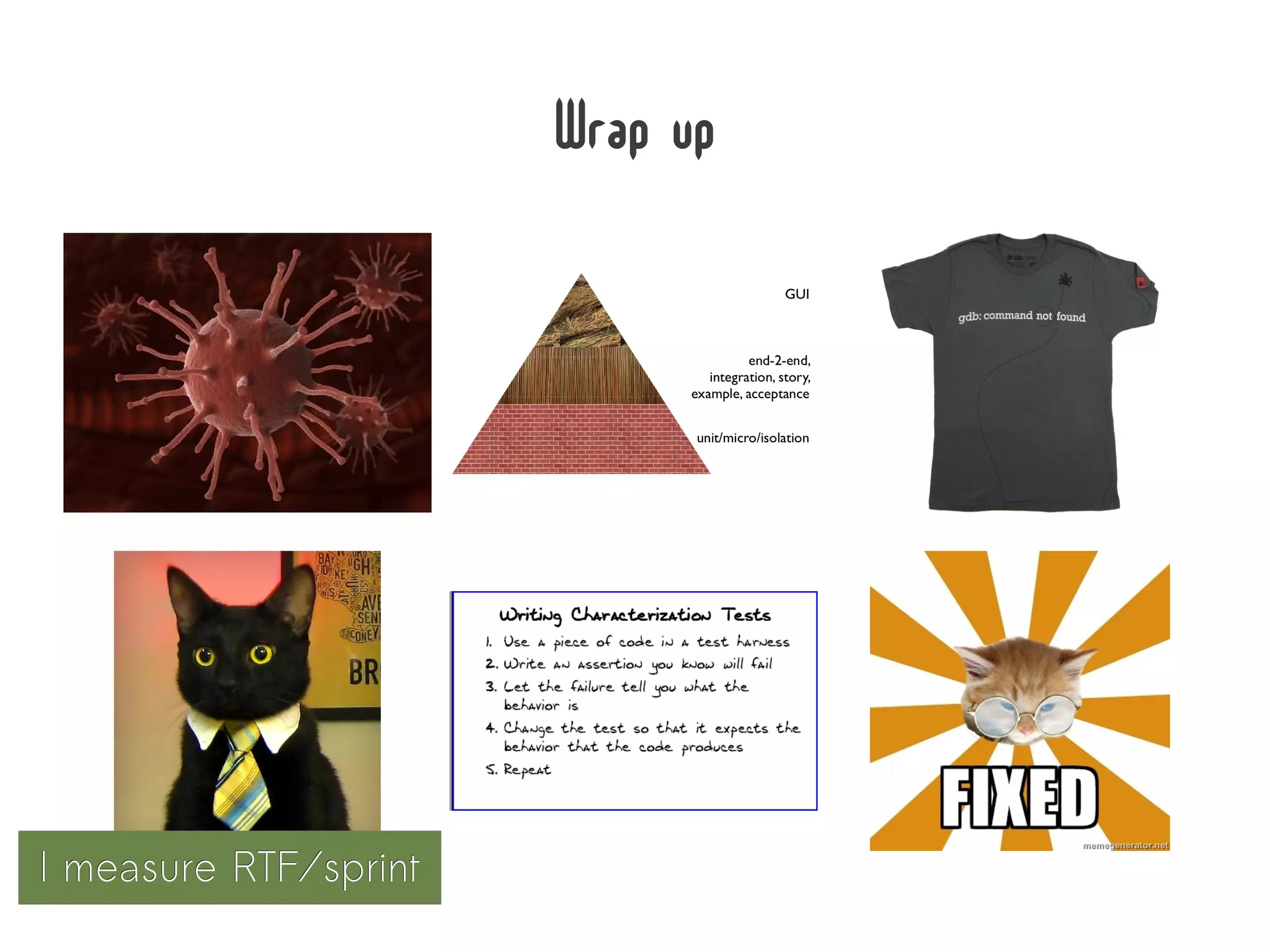 Wrap up




I measure RTF/sprint
 