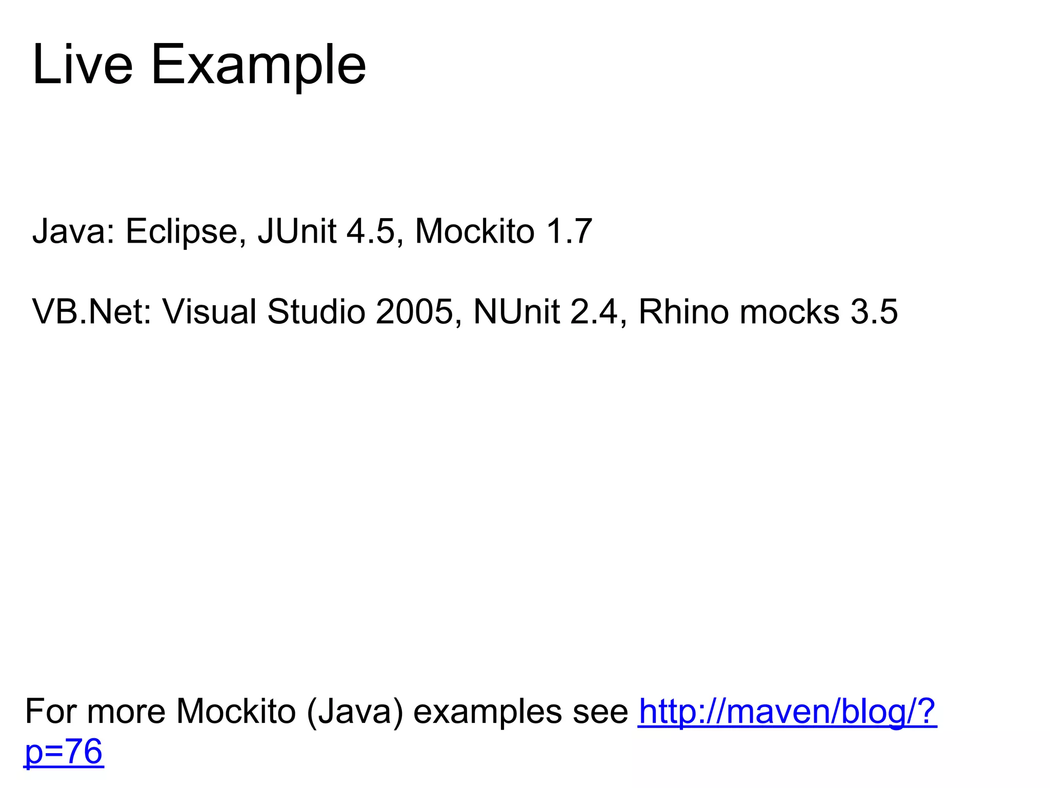 Unit Testing Fundamentals