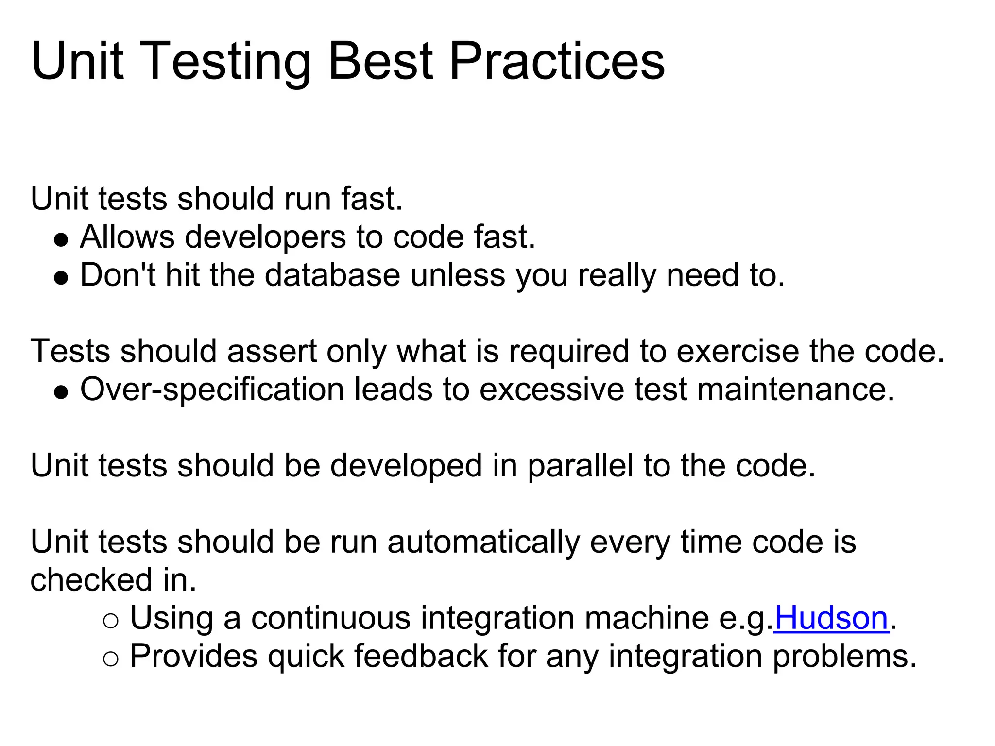 Unit Testing Fundamentals