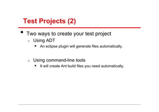 Unit testing in android | PDF