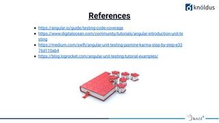 Unit Testing in Angular | PDF