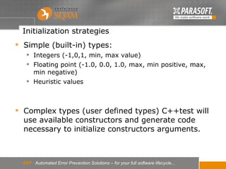 Unit testing on embedded target with C++Test | PDF