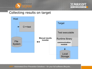Arav Target Test Section Testing Unit testing on embedded target with C++Test | PDF
