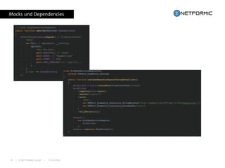 I © NETFORMIC GmbH I 22.12.201624
Mocks und Dependencies
 