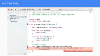 Unit Test Failed
 