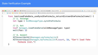 State Verification Example
 