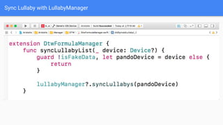 Sync Lullaby with LullabyManager
 