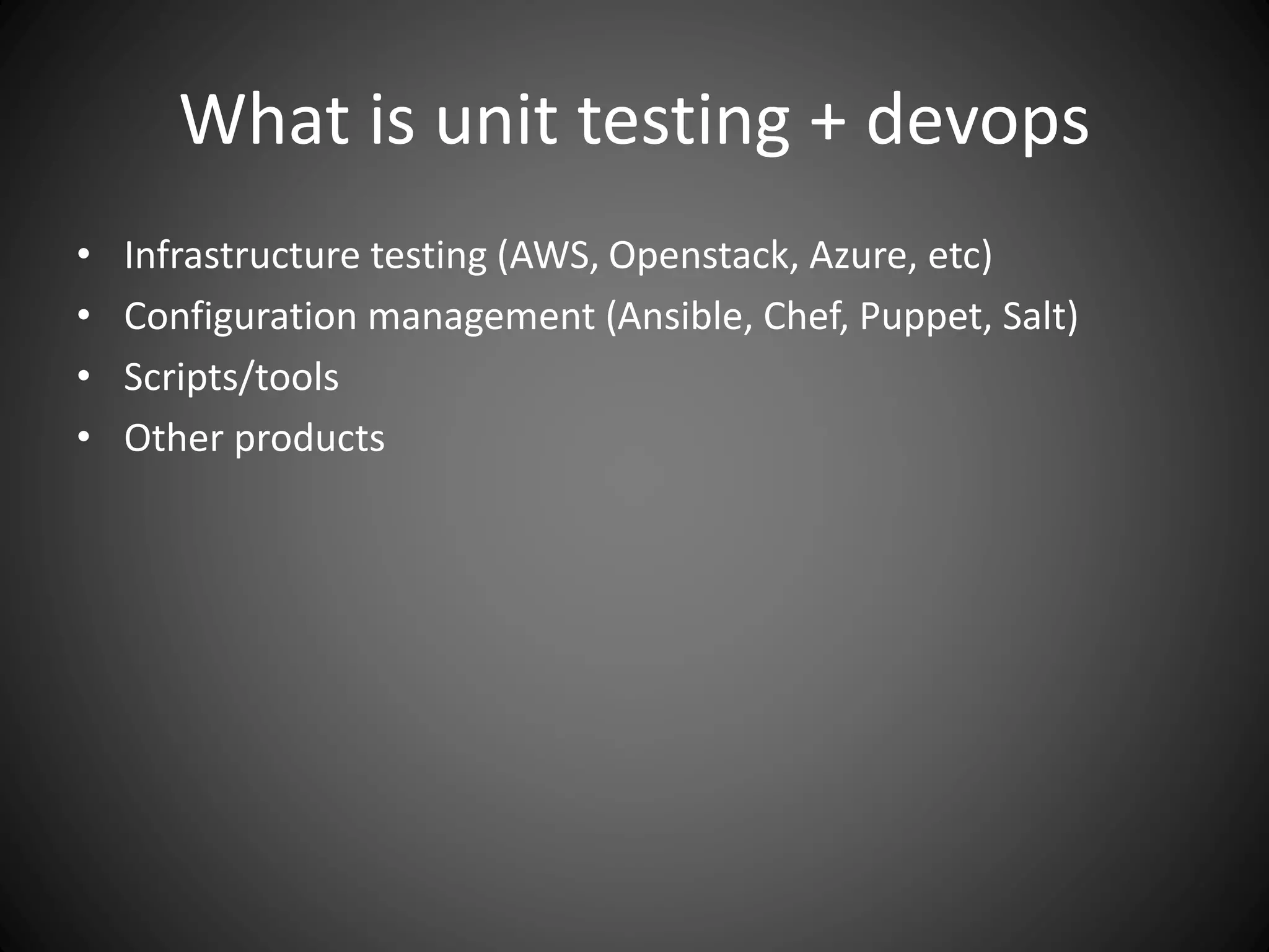 Unit testing presentation | PPTX