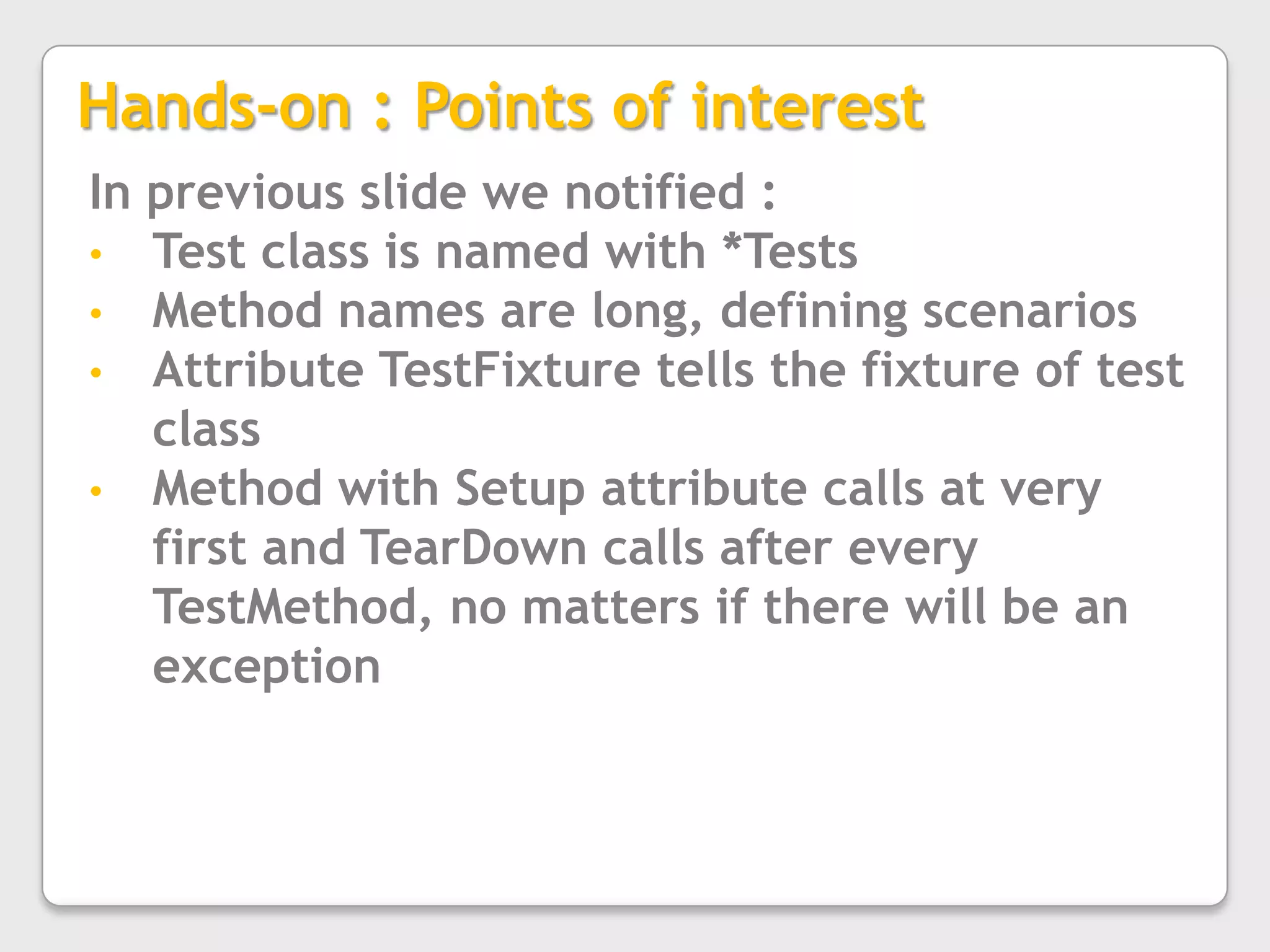 Select a Class Library project [why choose class library, we are creating a separate project for our tests]