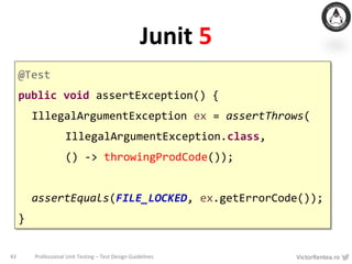 Unit Testing like a Pro - The Circle of Purity | PDF