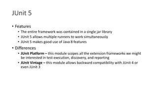 Unit test programming session 1 | PPTX