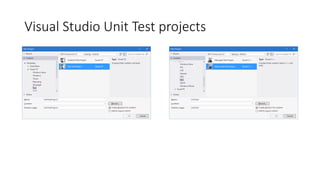 Visual Studio Unit Test projects
 