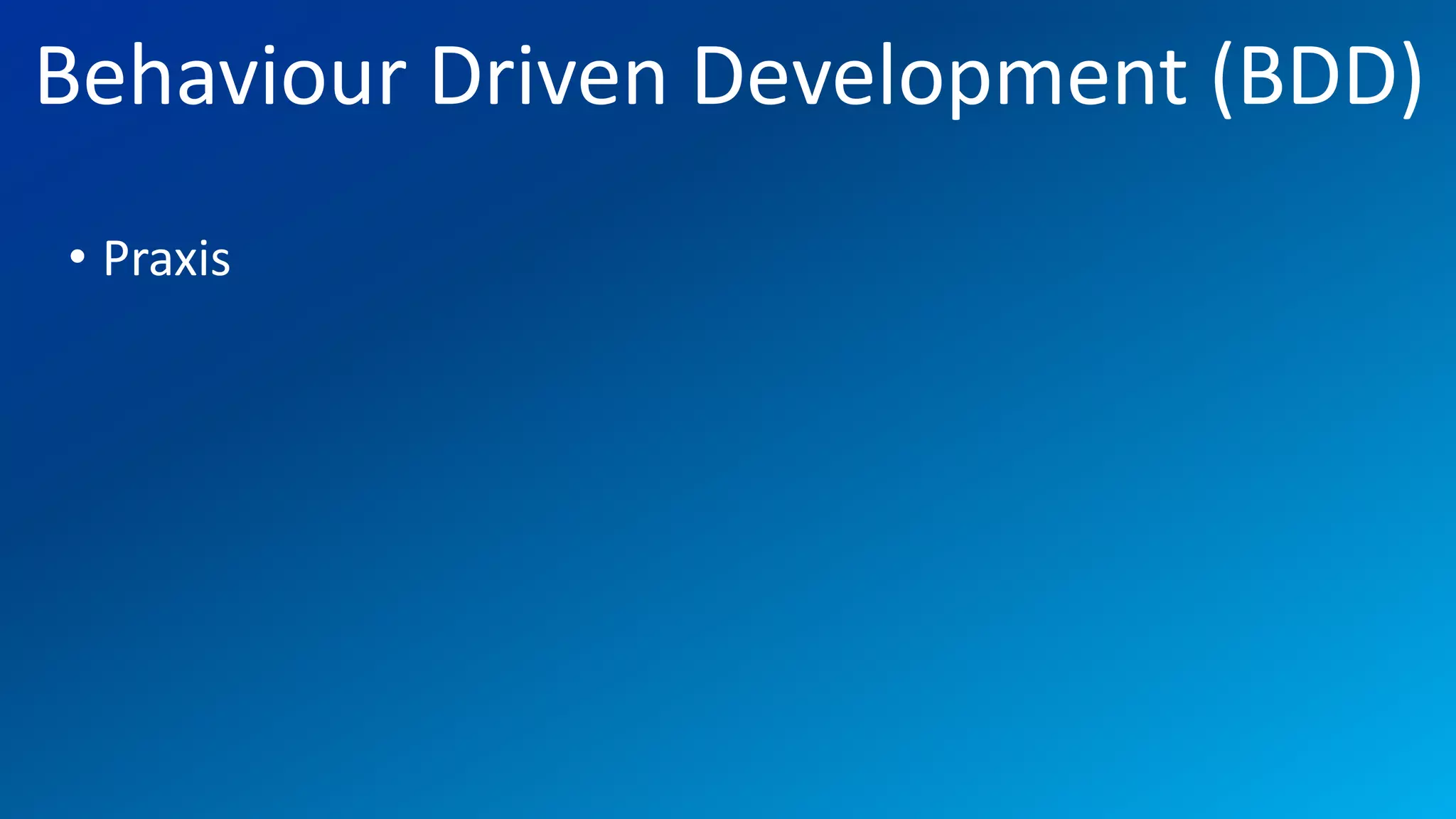 FIO® SYSTEMS AG
Behaviour Driven Development (BDD)
• Praxis
 
