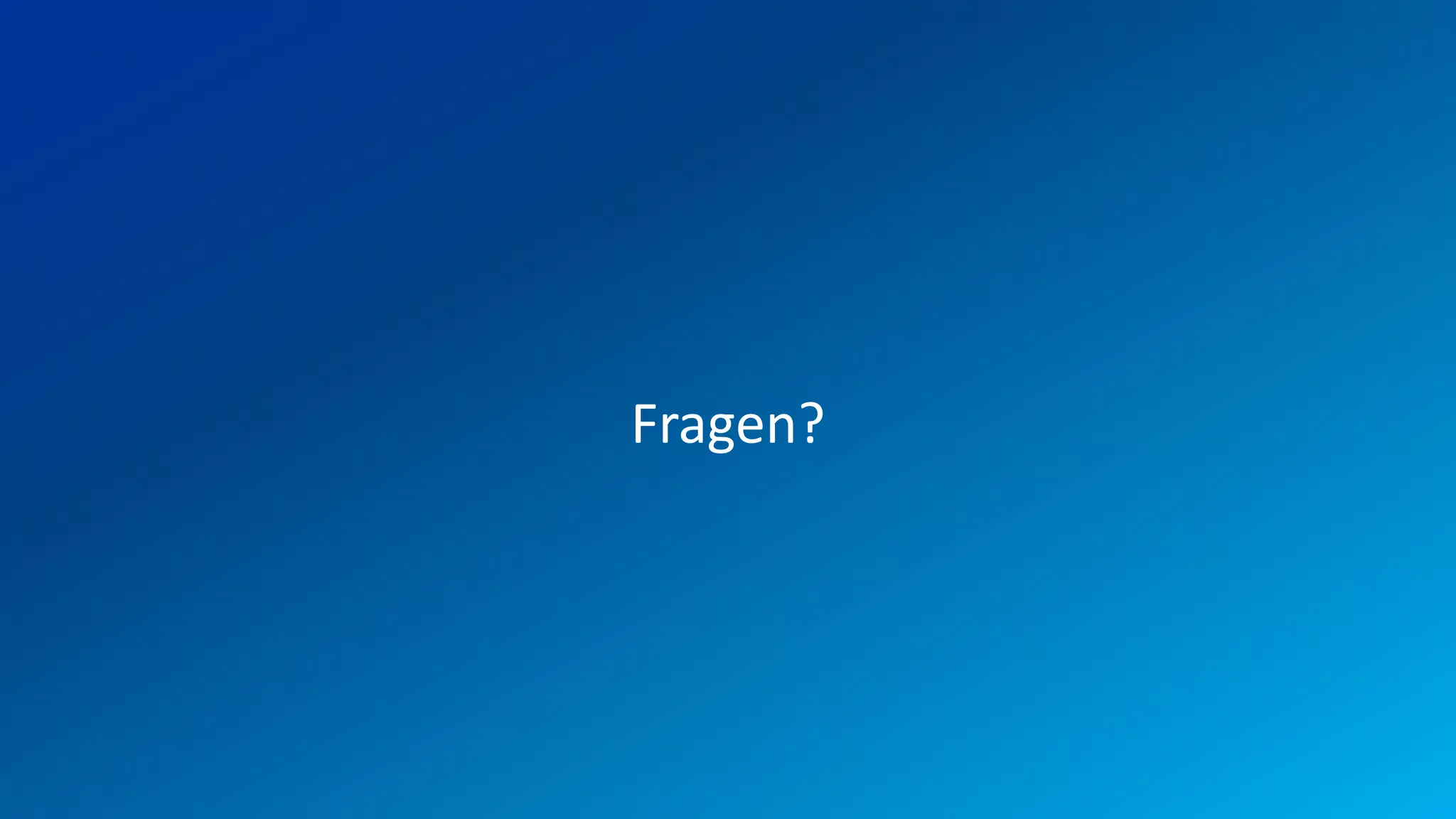FIO® SYSTEMS AG




Fragen?
 