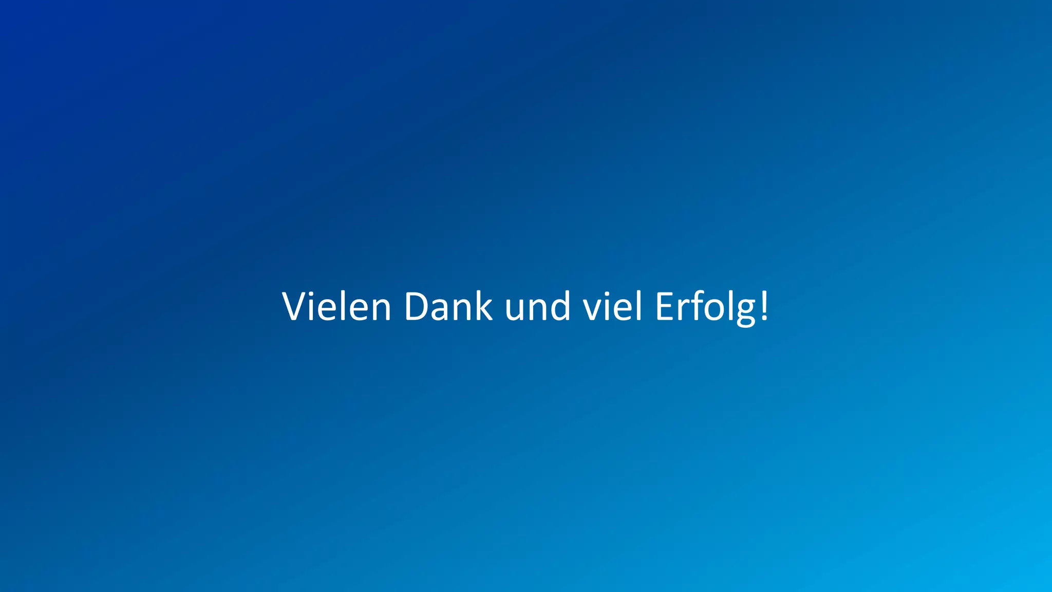 FIO® SYSTEMS AG




Vielen Dank und viel Erfolg!
 