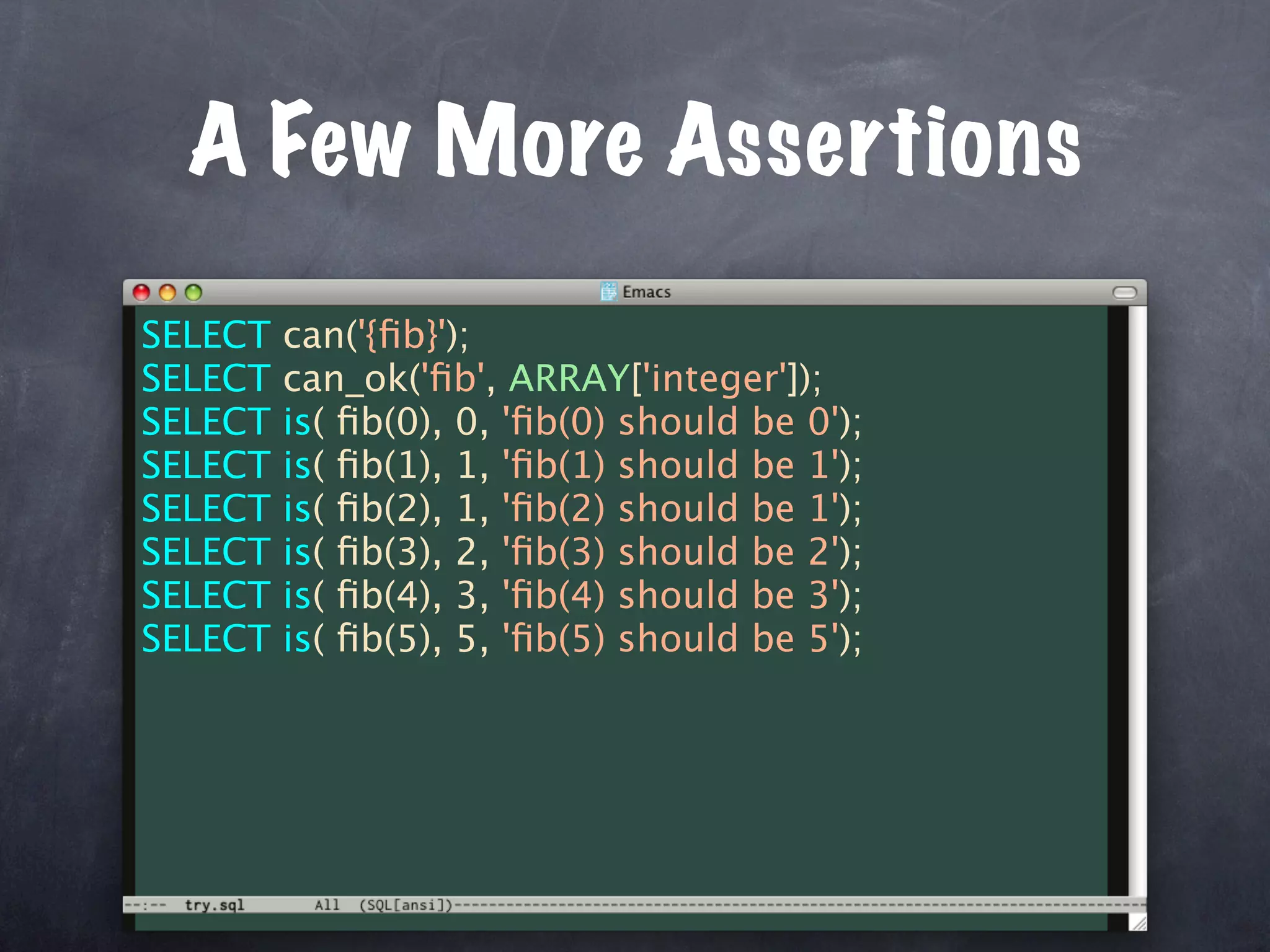 Unit Test Your Database