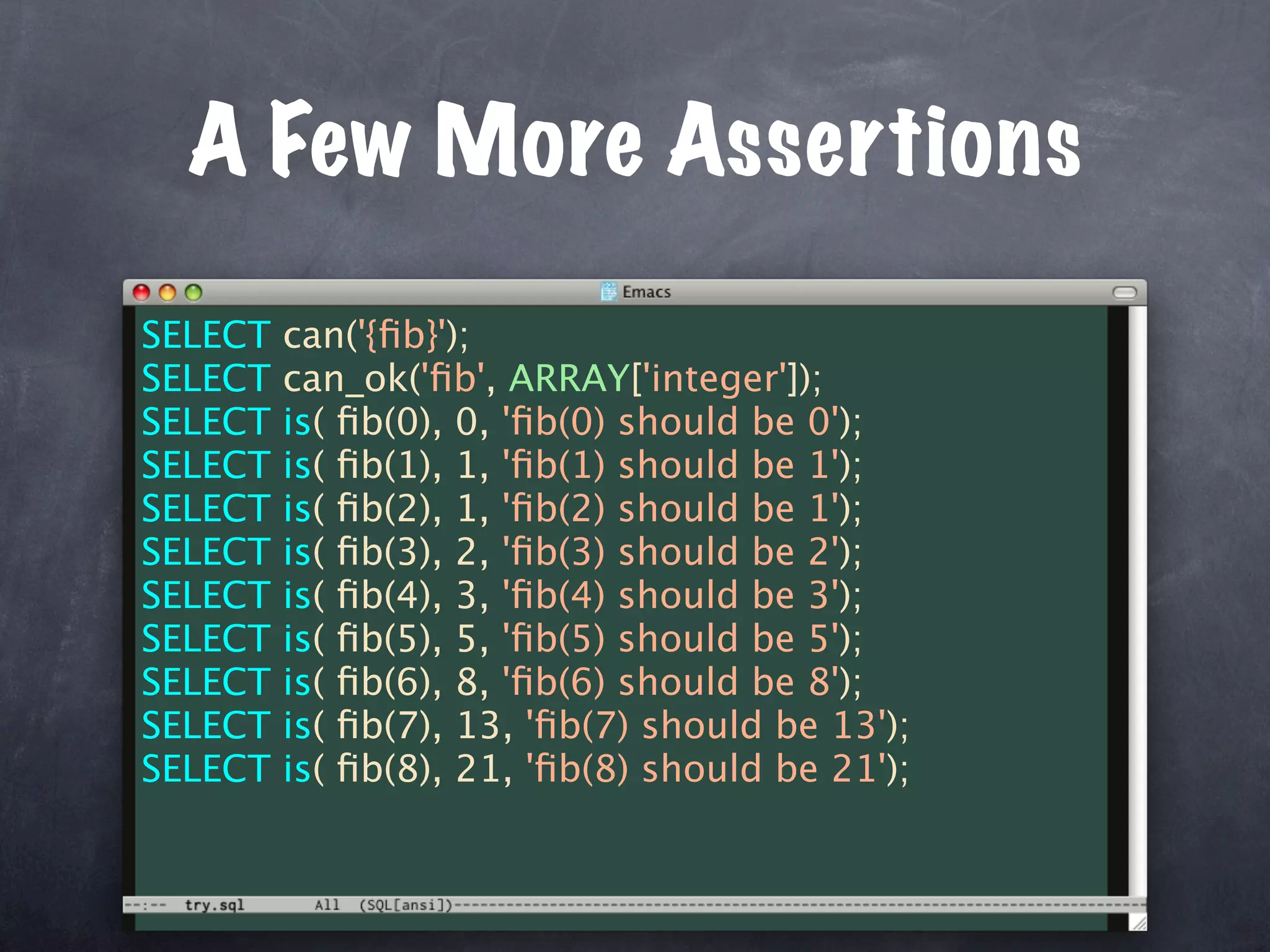 Unit Test Your Database