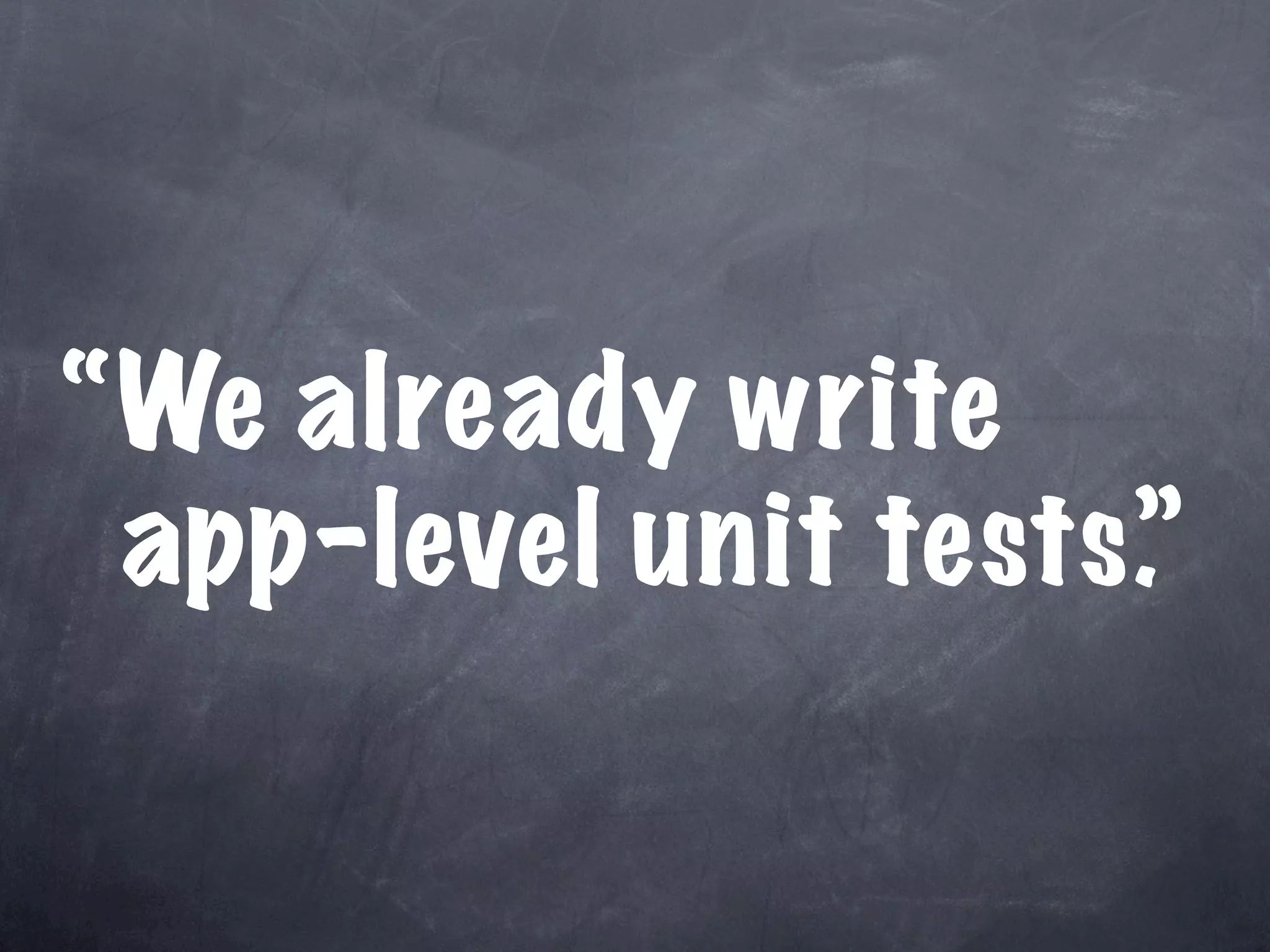 Unit Test Your Database