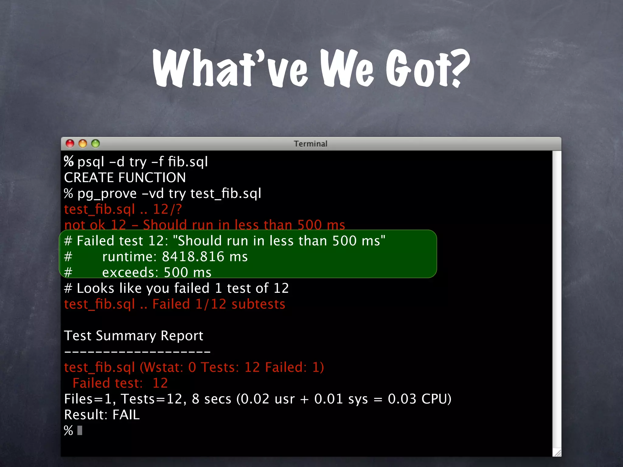 Unit Test Your Database