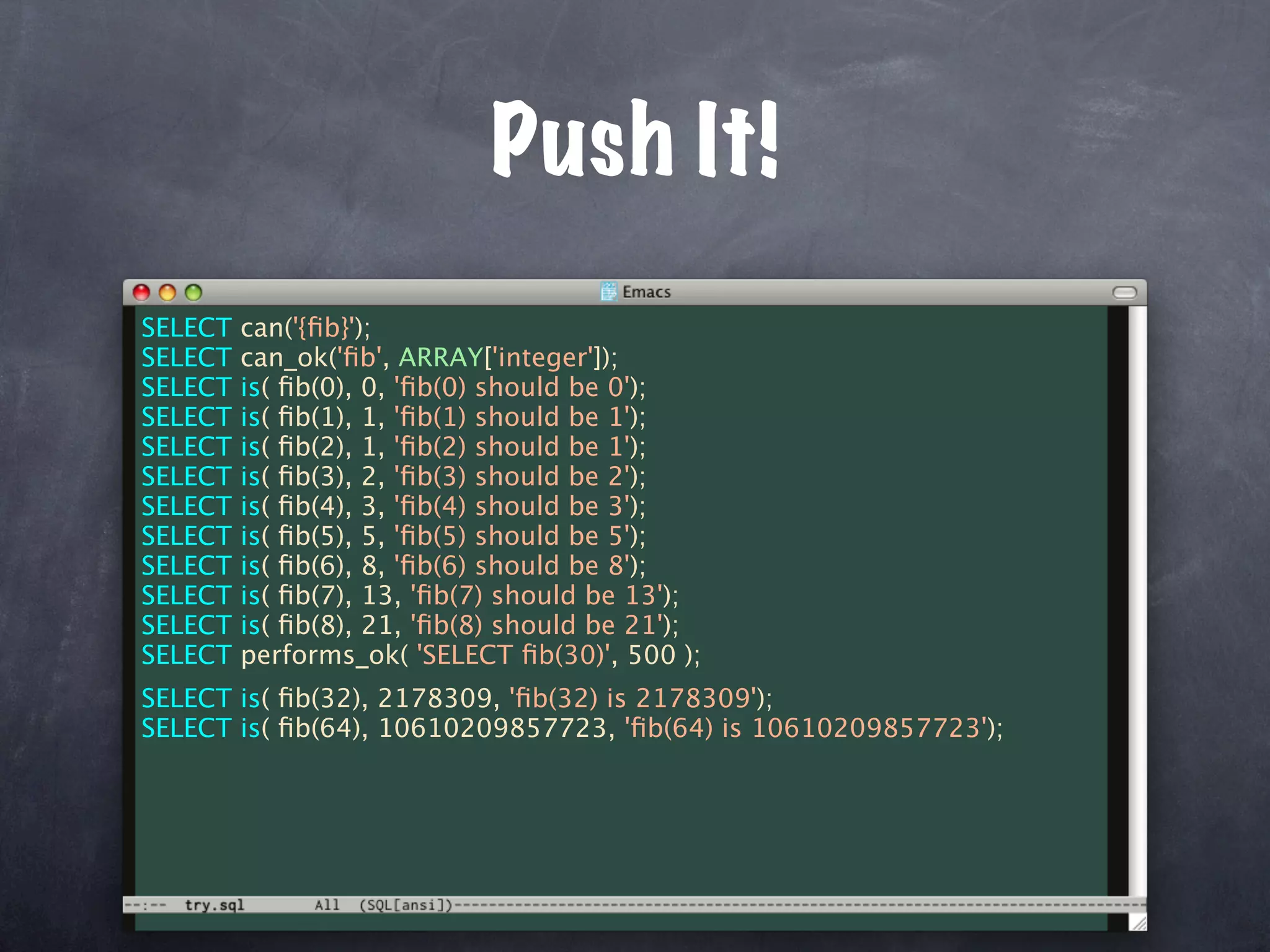 Unit Test Your Database