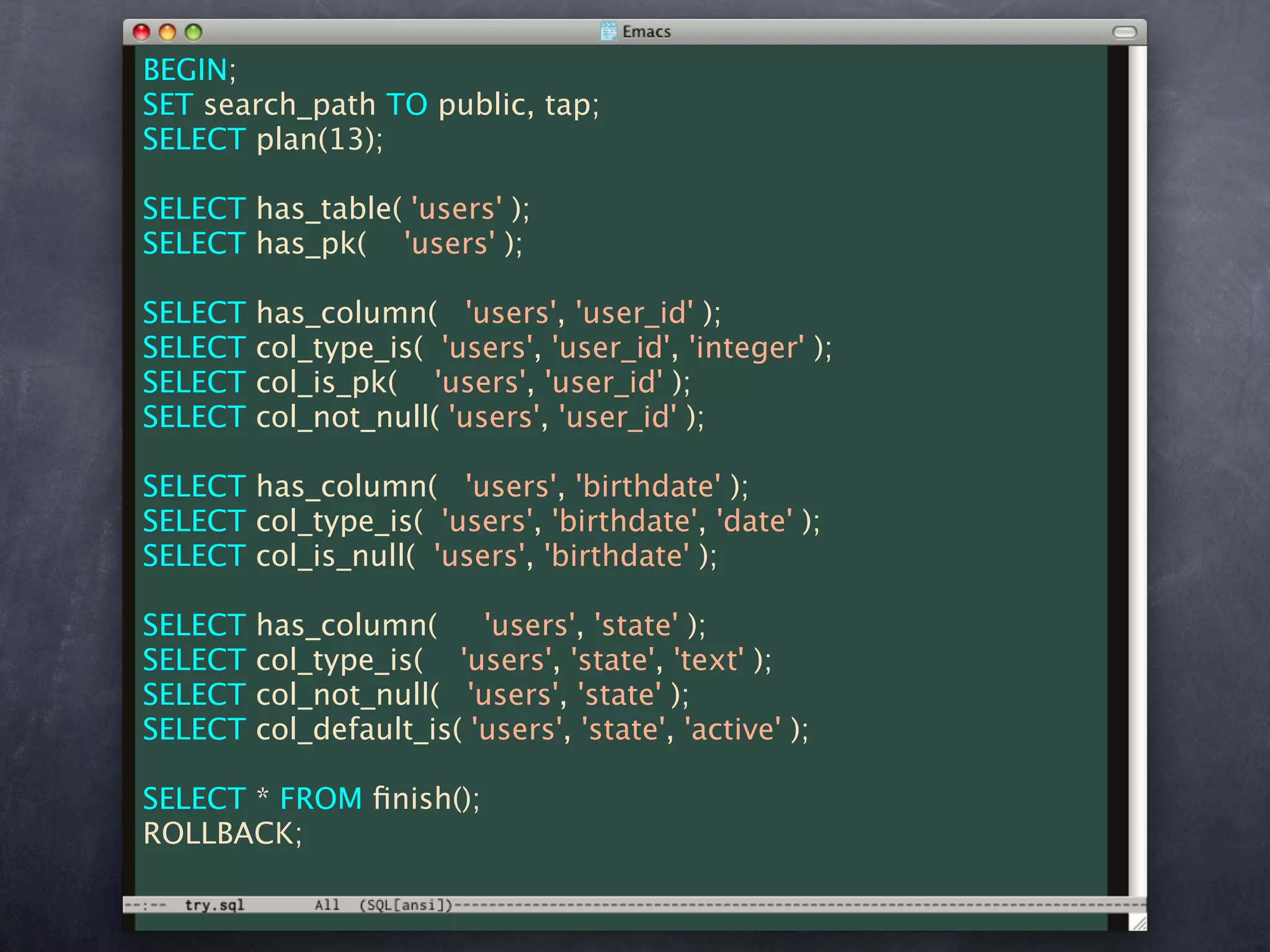 Unit Test Your Database