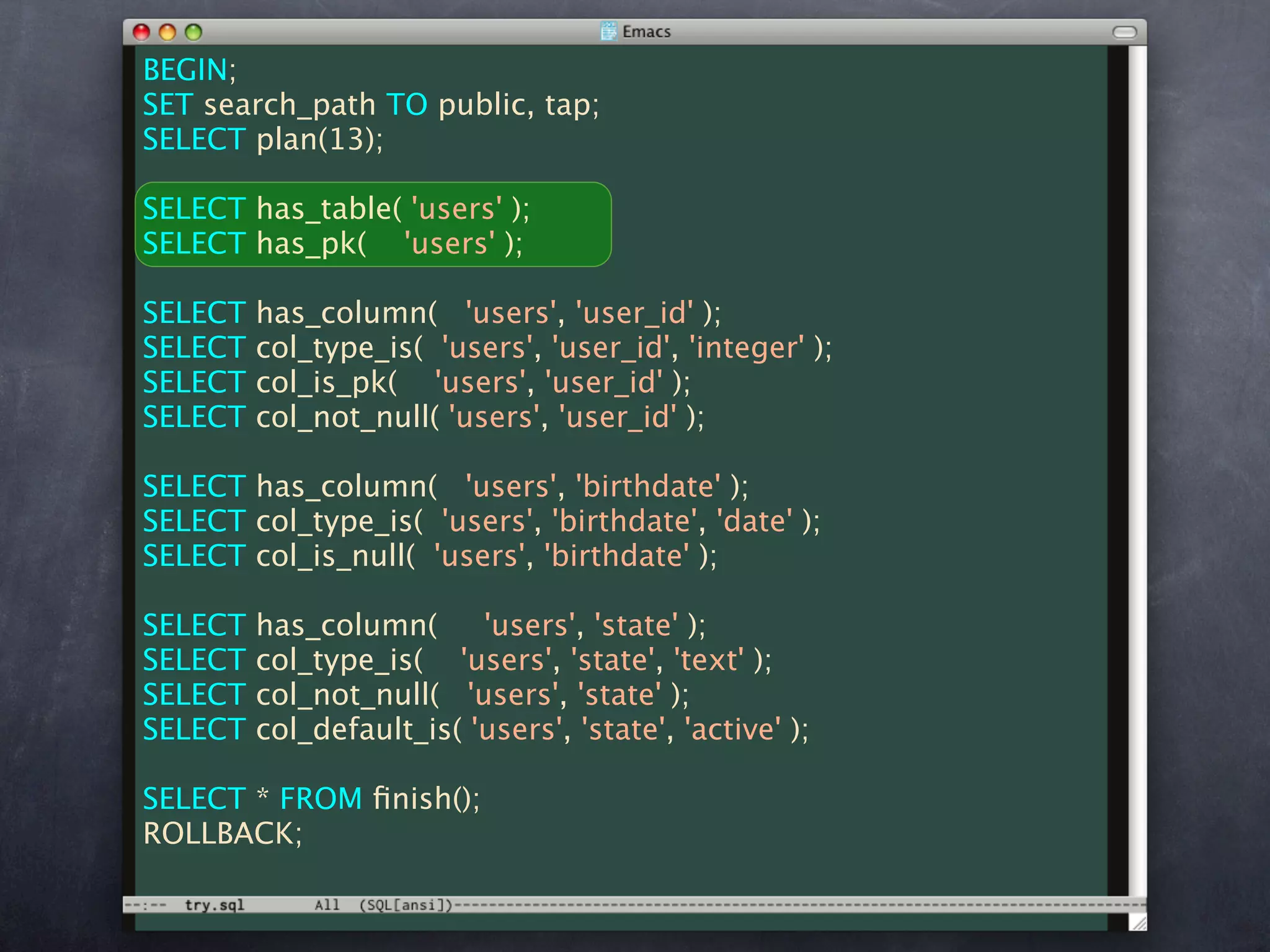 Unit Test Your Database